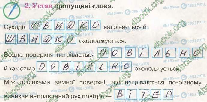 ГДЗ Природознавство 3 клас сторінка Стр12 Впр2